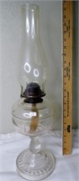 Antique Glass Oil Lamp