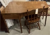 Ethan Allen Maple Desk With Chair