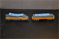 2 Union Pacific Train Engines (H.O) Size