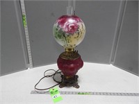 Gone with the Wind style oil lamp that has been co