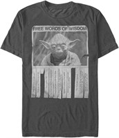 STAR WARS Unisex-Adult Words of Wisdom T-Shirt