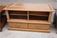 WOODEN TV STAND 46"X21"X24"
