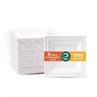 New ECO SOUL Pearl White 6 Inch Square 20 Packs Of