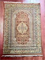 VINTAGE INDIAN TABRIZ CARPET