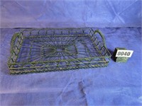 Metal Wire Serving Tray, 14x9.5"