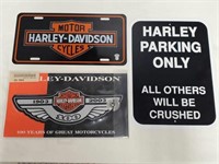 3 - Harley Davidson Collector Pieces