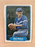Phil Niekro 1982 Fleer