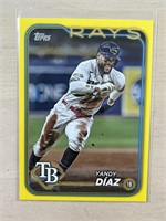 Yandy Diaz 2024 Topps Yellow