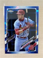 Dylan Carlson 2021 Chrome Sapphire Rookie Debut