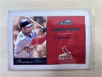 Albert Pujols 2004 Fleer Showcase Grace Insert