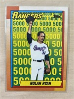 Nolan Ryan 1990 Topps 5000 Strikeouts