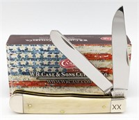 2020 Case XX Exotic Giraffe Bone Trapper Knife