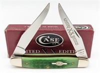 Ltd 1999 Case XX Emerald Bone Muskrat Knife w/ Box