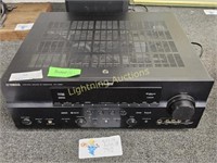 YAMAHA AV RECEIVER AND PIONEER SPEAKER