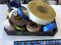 Flat of  misc. Tape