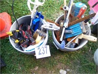 (2) 5 Gallon Buckets of Misc. Tools