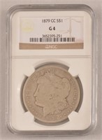 1879 Carson City Morgan Silver Dollar Coin