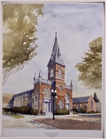 "First Presbyterian Church", Winchester, VA, print
