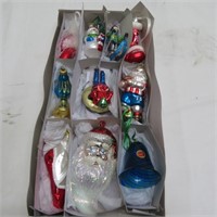 Christmas Ornaments - Blown Glass - Bells /