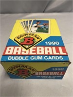 BOWMAN 1990 36 COUNT WAX PACK BASEBALL CARDS