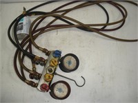 A/C Yellow Jacket Gauges, Manifold & Lines