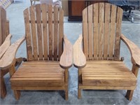 Hickory Wood Adirondack Patio / Lawn Chair