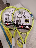 2 new tennis rackets