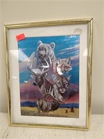 Small framed Wildlife artwork