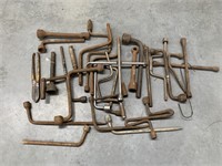 Selection of Old Tools, Spanners etc