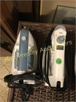 TWO ELECTRIC IRONS