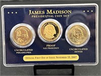 James Madison Presidential Coin Set