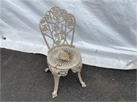 Cast Metal Outdoor Garden Chair