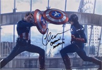 Autograph COA Captain America Photo