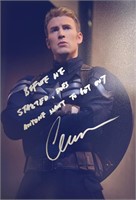 Autograph COA Captain America Photo