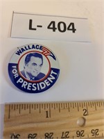 Vintage George Wallace Pin