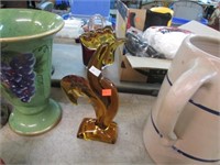 ART GLASS ROOSTER