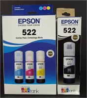 EPSON 522 Eco Tank Printer Ink, Good To 2026,2027