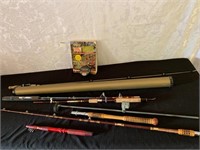 Fishing Rods,  Sport King, Rain Beau, EagleClaw