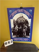 Grateful Dead Ridin That Train Poster