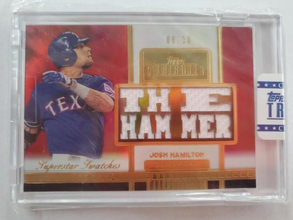 2012 Topps Tribute Josh Hamilton 06/10 Card