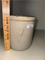 Antique Salt Glazed Stoneware 7.5" Crock