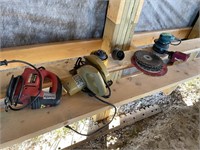 PALM SANDER, SKILL SAW, JIG SAW, HOLE SAWS