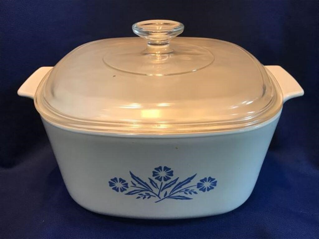 Vintage Corning Ware "Blue Cornflower" Cookware