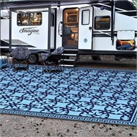 $117 RV Outdoor Rug 9x12FT