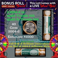 1-5 FREE BU Nickel rolls with win of this 2004-p P