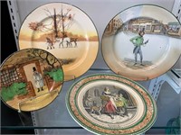 Early Royal Doulton Character Plates + Adams