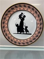 Mottahedeh Angerstein Silhouette 9" Plate (d)