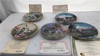 Lot of 5 collectors plates