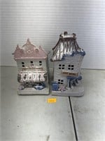 2 windy Meadows pottery houses