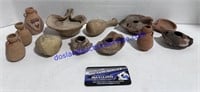 Lot of Old and New Small Souvenir Pottery
